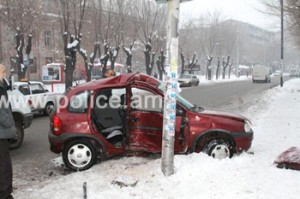 Ավտոպատահար Ալեք Մանուկյան փողոցում