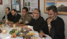 Այցելություն մարտական հենակետ