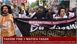 Թուրքական ՕՄՕՆ-ը տասնյակ մարդկանց է ծեծել եւ ձերբակալել մայիսմեկյան ցույցերի ժամանակ